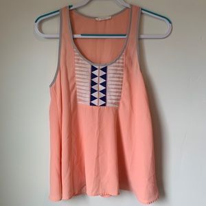 Salmon blouse/tank top